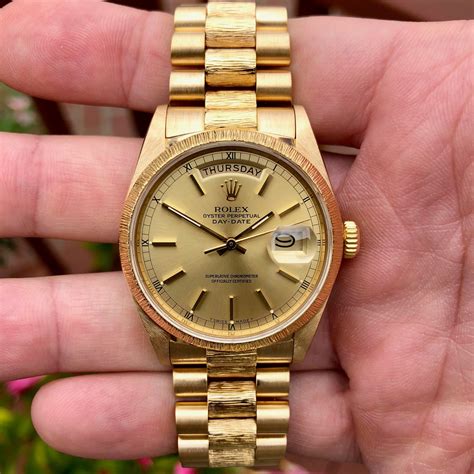 day-date presidential 18k yellow gold 36mm rolex 18038|Rolex 18kt yellow gold.